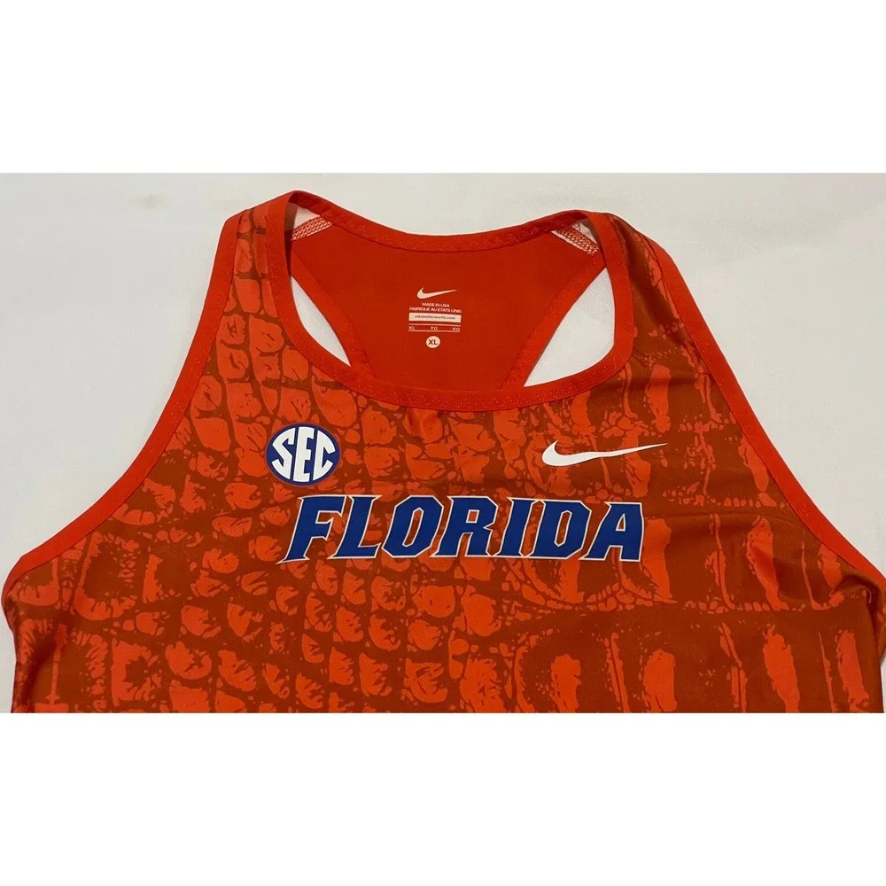 Nike SEC AeroSwift Florida Gators‎ Track Field Team Issued Speed Suit XL Women's